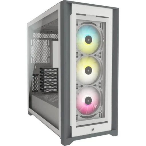 Corsair Icue 5000X Rgb Torre Atx Panel Lateral Con Ventana (Cristal Templado CC-9011213-WW