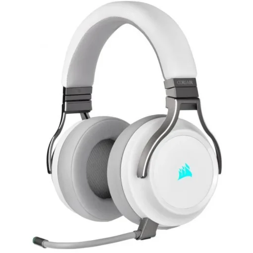 Corsair Audifonos Gamer Virtuoso Blanco Inalámbricos 7.1 Usb CA-9011186-NA