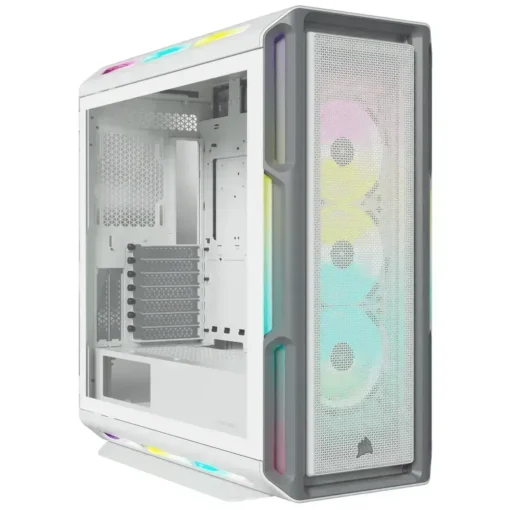 Corsair Gabinete Gamer iCUE 5000T RGB blanco (MPN CC-9011231-WW, Gabinetes para PC) img-1