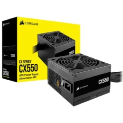 Fuente de Poder Corsair CX550, 80 PLUS Bronze, 550W (MPN CP-9020277-NA, Fuentes de poder para PC) img-1