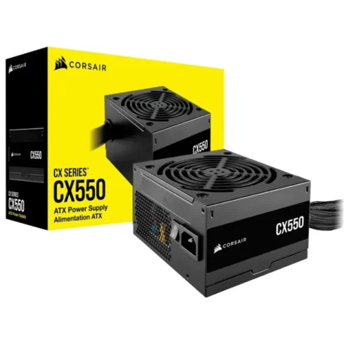Fuente de Poder Corsair CX550, 80 PLUS Bronze, 550W (MPN CP-9020277-NA, Fuentes de poder para PC) img-1