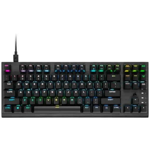 Corsair Teclado Gamer K60 Pro Tkl Rgb Mecánico 80% (Tenkeyless) Rgb Opx Optical (MPN CH-911D01A-NA, Teclados) img-1