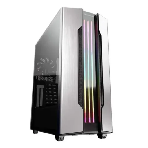 Cougar Gabinete Gamer Gemini S, E-Atx, Vidrio Templado, Rgb, Sin Fuente, Silver (MPN 385BMBP.0002, Gabinetes para PC) img-1