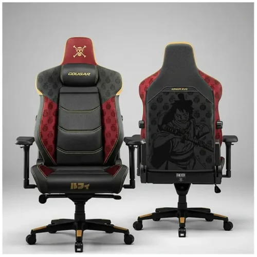 Cougar Silla Gamer Armor Evo One Piece Edición Luffy (Reposabrazos 4D, Soporte L (MPN 3MEVOLUF.0001, Sillas) img-1