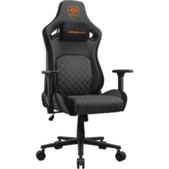 Cougar Silla Gamer Defensor Gris F (Reposabrazos 4D, Almohadón Magnético, Hasta (MPN 3MDFFGRB.0001, Sillas) img-1