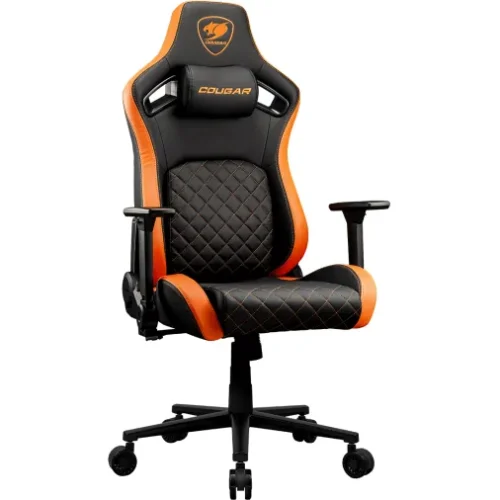 Cougar Silla Gamer Defensor (Reposabrazos 4D, Almohadón Magnético, Hasta 120Kg (MPN 3MDFLORB.0001, Sillas) img-1