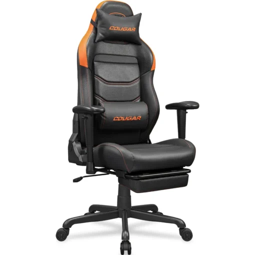 Cougar Silla Gamer Explore Neo (Soporte Lumbar, Hasta 120Kg, Reposapiés Retrácti (MPN 3MEPNORB.0001, Sillas) img-1