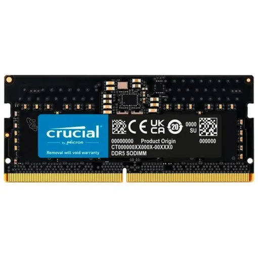 Memoria RAM Notebook 16GB DDR5 4800MT/s CL40 1.1v SODIMM Crucial Basic (MPN CB16GS4800, Memorias RAM para PC) img-1