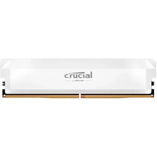 Crucial Memoria 16Gb Ddr5-6000 Udimm Blanca (Oc (MPN CP16G60C36U5W, Memorias RAM para PC) img-1