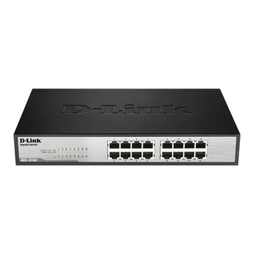 D-Link Conmutador No Administrado Gigabit Ethernet (10/100/1000), Negro DGS-1024C img-1