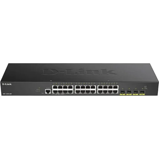 D-Link Switch De 24 Puertos (Gigabit, L3, Sfp+, 120 Gbps DGS-1250-28X