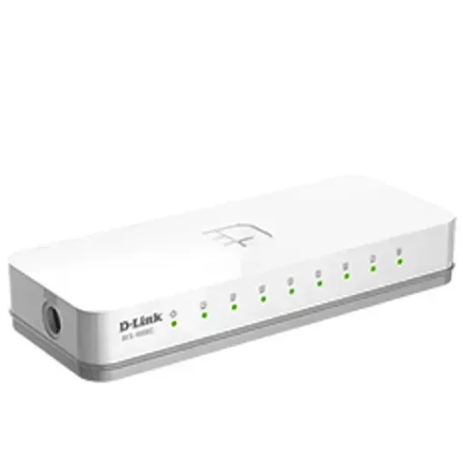 D-Link Switch Fast Ethernet , 8 Puertos 10/100Mbps, 2000 Entradas No DES-1008C