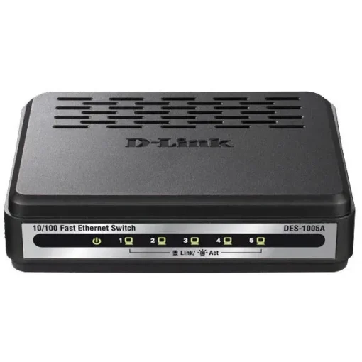 D-Link Switch No Administrable 5 Puertos Fast Ethernet DES-1005A