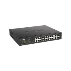 D-Link Switch PoE, No Gestionado, 16 Puertos 100Mbps, Alcance 250m (MPN DES-1018MPV2, Switches de red) img-1