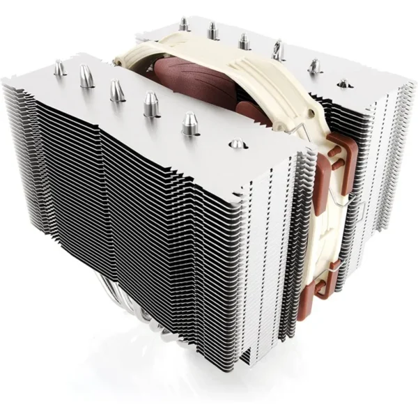 DIsipador CPU Cooler Noctua AM5 & LGA 1700, 140 mm doble torre marrón NH-D15S