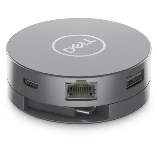 Dell Adaptador Multipuerto Da305, 6 En 1, Usb-C, Hdmi, Dp, Gige, Plateado (MPN 470-AFJI, Adaptadores, HUBs y Dockings) img-1