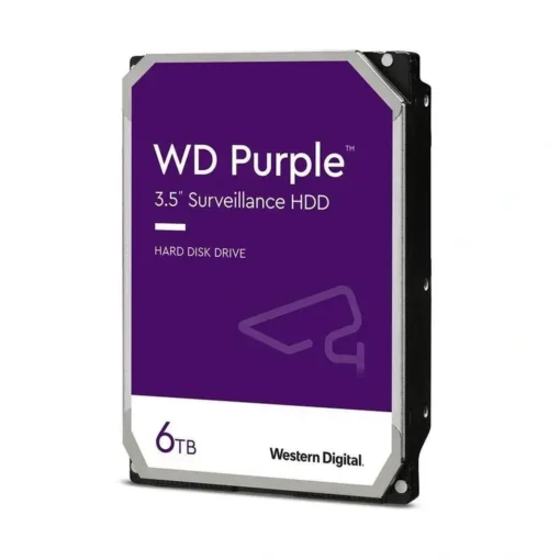 Disco Duro 6TB Western Digital PURPLE Surveillance 5400rpm (MPN WD62PURZ, Almacenamiento para PC) img-1