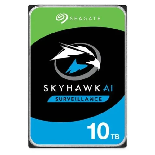 Disco Duro HDD 10TB Seagate Skyhawk AI 3.5" SATA 6GB/s Video Vigilancia (MPN ST10000VE001, Almacenamiento para PC) img-1