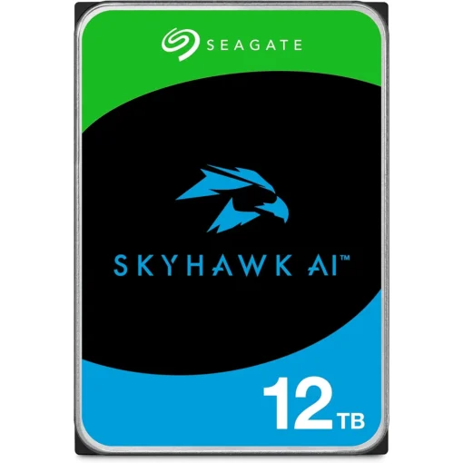 Disco Duro HDD 12TB Seagate Skyhawk AI 3.5" SATA 6GB/s Video Vigilancia ST12000VE001