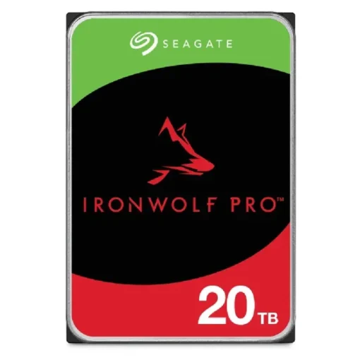 Disco Duro HDD 20TB Seagate Ironwolf Pro NAS 3.5" SATA 6GB/s 7200 Rpm (MPN ST20000NT001, Almacenamiento para servidor) img-1