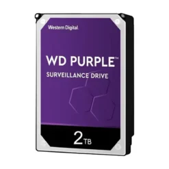 Disco Duro HDD 2TB Western Digita WD Purple Video Vigilancia, 5400rpm (MPN WD23PURZ, Almacenamiento para PC) img-1