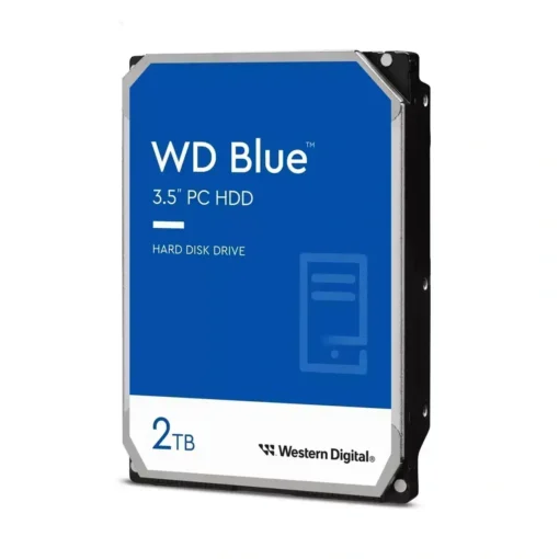 Disco Duro HDD 2TB Western Digital Blue 5400Rpm, 3.5“, 256Mb Cache. SMR (MPN WD20EZAZ, Almacenamiento para PC) img-1