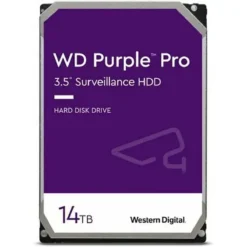 Disco HDD 14TB Video Vigilancia WD Purple Pro 7200rpm 3.5", SATA 3, 6 GB/s (MPN WD142PURP, Almacenamiento para PC) img-1