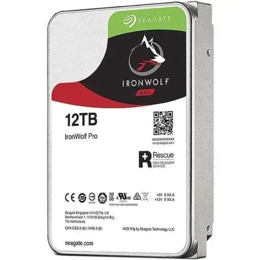 Disco HDD NAS Seagate 12TB Ironwolf Pro Disco Duro Interno 3.5" SATA (MPN ST12000NE0008, Almacenamiento para PC) img-1