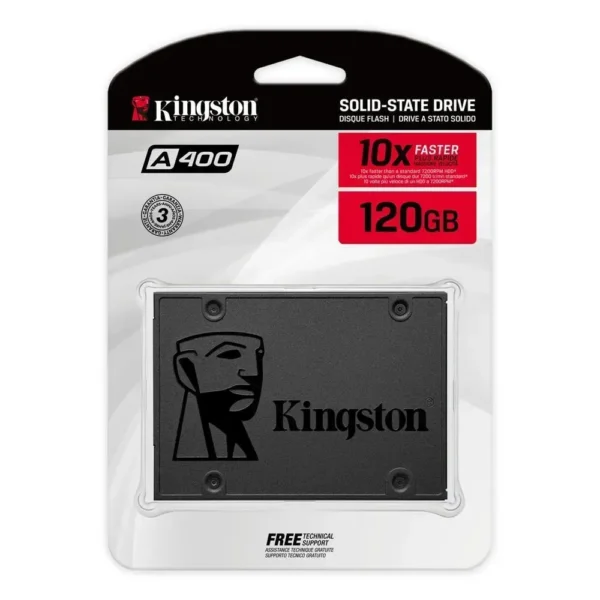 Disco SSD 120GB Kingston A400 2.5″ SATA3 SA400S37/120G img-1