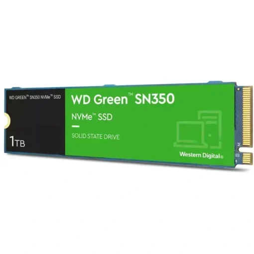 Disco SSD 1TB Western Digital WD Green SN350 NVMe PCIe 3.0 (MPN WDS100T3G0C, Almacenamiento para PC) img-1