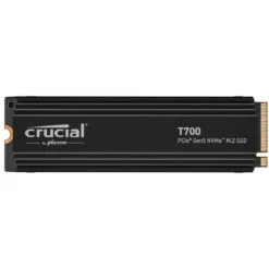 Disco SSD 2TB Crucial T700 PCIe Gen5 NVMe M.2 12400MB/s - 11800MB/s (MPN CT2000T700SSD5, Almacenamiento para PC) img-1