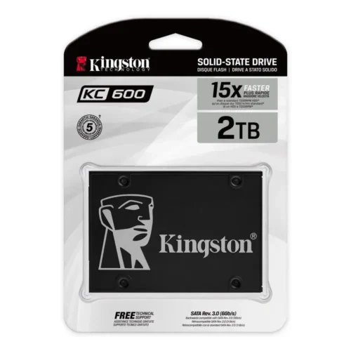 Disco SSD 2TB Kingston KC600 2.5" SATA3 Auto Encript SKC600/2048G img-1