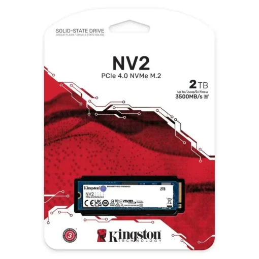 Disco SSD 2TB Kingston NV2 NVMe PCIe 4.0 - 3.500/2.800 MB/s SNV2S/2000G img-1