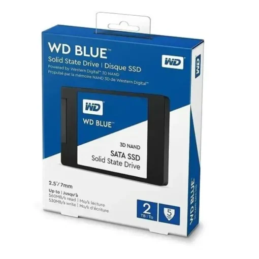 Disco SSD 2TB Western Digital WD Blue 2.5" SATA 3D NAND (MPN WDS200T2B0A, Almacenamiento para PC) img-1