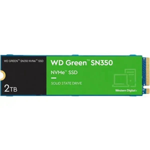 Disco SSD 2TB Western Digital WD Green SN350 NVMe PCI 3.0 WDS200T3G0C img-1