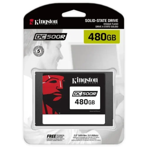 Disco SSD 480GB Kingston DC500R 2.5″ SATA3 Servidor, Data Center Series SEDC500R/480G img-1