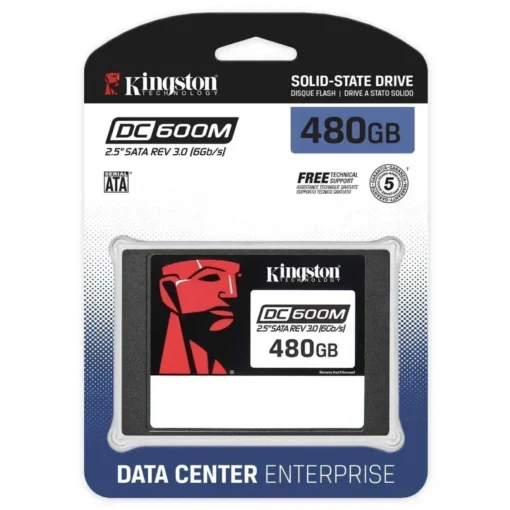 Disco SSD 480GB Kingston DC600M 2.5″ SATA3 Servidor, Data Center Series (MPN SEDC600M/480G, Almacenamiento para servidor) img-1