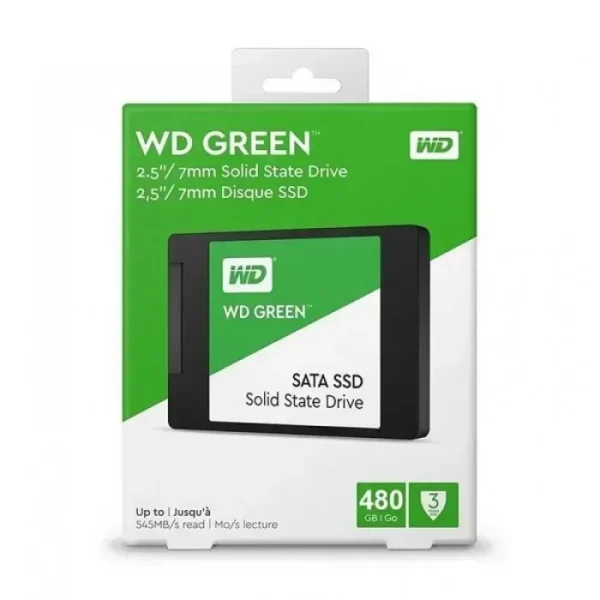 Disco SSD 480GB Western Digital WD Green SATA 2,5", 545MB/s WDS480G3G0A img-1
