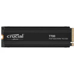 Disco SSD 4TB Crucial T700 PCIe Gen5 NVMe M.2 12400MB/s - 11800MB/s (MPN CT4000T700SSD5, Almacenamiento para PC) img-1