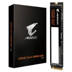 Disco SSD NVMe 1TB Gigabyte AORUS 5000E PCIe 4.0 5000/4600 MB/s (MPN AG450E1024-G, Almacenamiento para PC) img-1