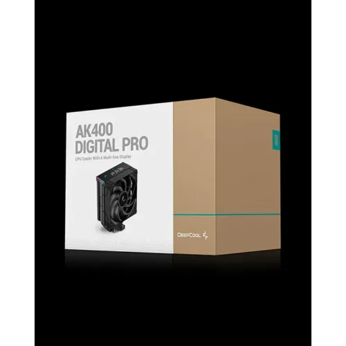 Disipador CPU DeepCool AK400 Digital PRO Black ( LGA1851/1700/1200 - AM4/AM5 ) (MPN R-AK400-BKAPMN-G, Refrigeración para PC) img-1