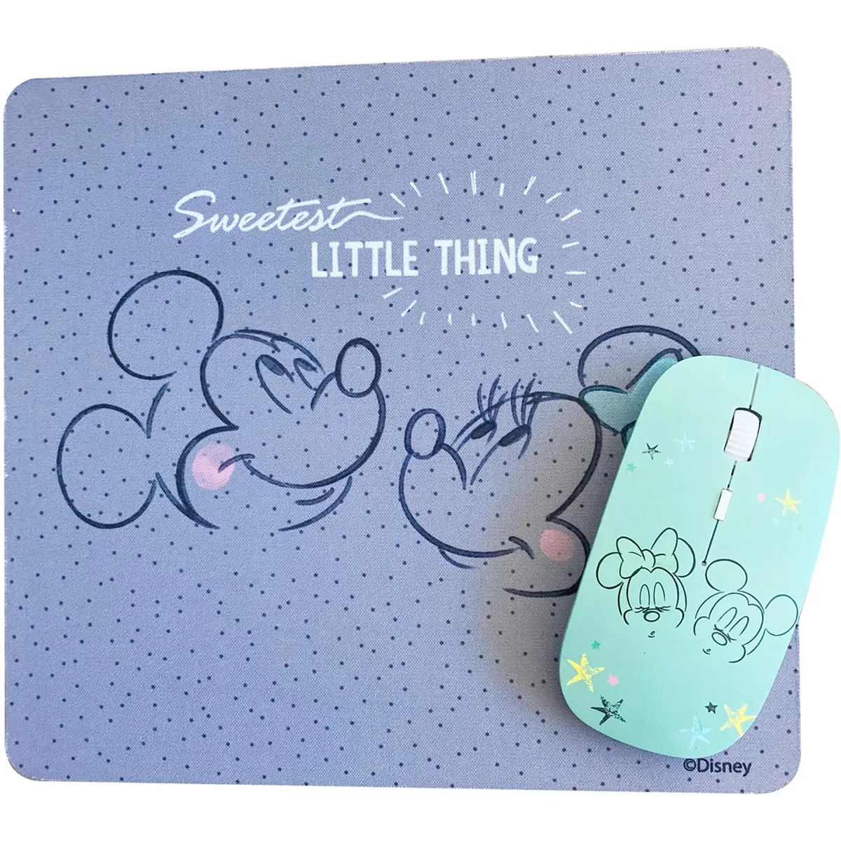 Disney 76411N-Noc Kit Mouse Inalambrico Y Mouse Pad Mickey 2 (MPN 76411N-NOC-ESP-12, Mouses) img-1