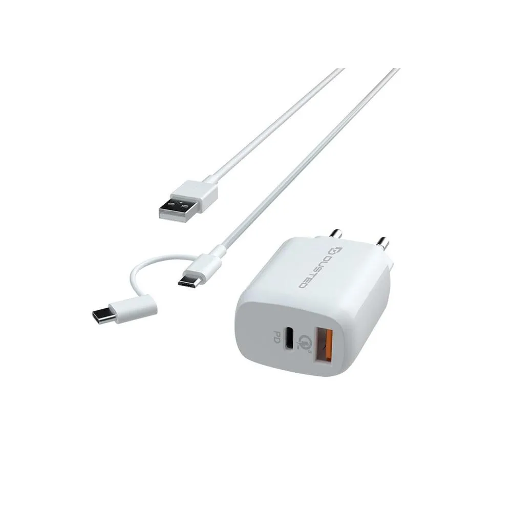 Cargador Carga Rapida de 20W con USB C Cable, Fast Charging iPhone