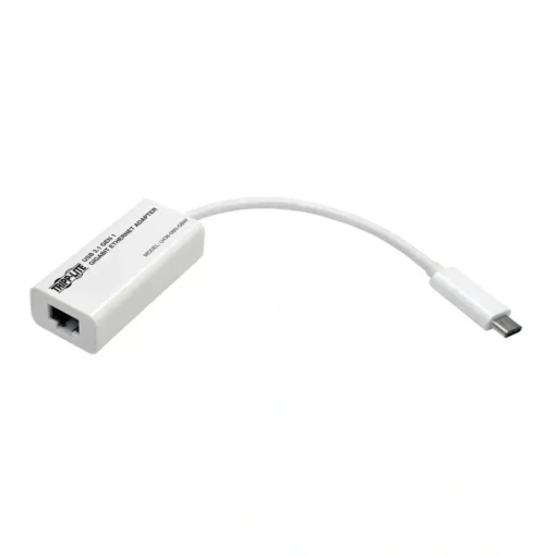 Adaptador Eaton USB-C a Ethernet, Gigabit, Plug & Play, compatible Windows/Mac (MPN U436-06N-GBW, Adaptadores y Accesorios De Red) img-1