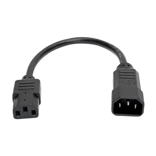 Eaton Tripp Lite Series Pdu Power Cord, C13 To C14 10A, 250V, 18 Awg, 1 Ft. (0 P004-001