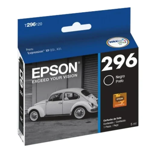 Epson 296 Negro Original Cartucho De Tinta Para Expression Xp-231, Xp-241 T296120-AL img-1