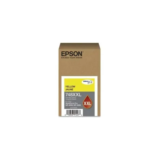 Epson Cartridge 748Xxl Xl Amarillo Original Para Workforce Pro Wf-6090, Wf-6590 T748XXL420-AL img-1