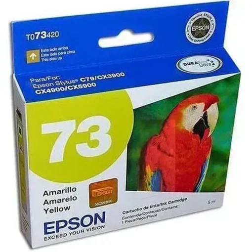 Epson Cartucho De Tinta Amarillo Original Inyección De Tinta (MPN T073420-AL, Suministros para impresoras) img-1