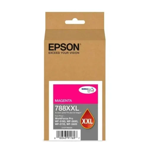 Epson Cartucho De Tinta Durabrite Pro 788Xxl Magenta Original Inyección De Tinta T788XXL320-AL img-1