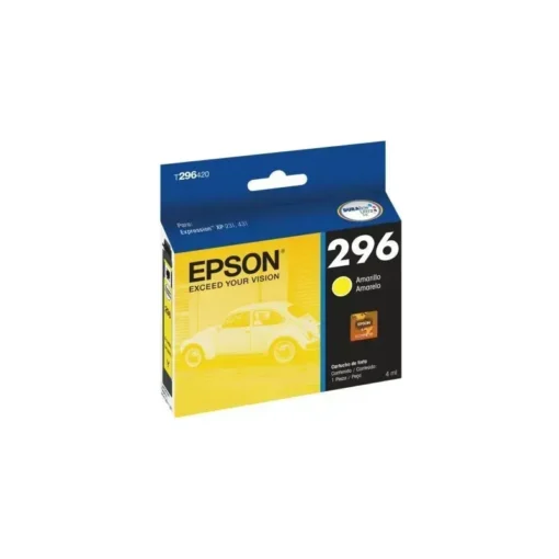 Epson Cartucho De Tinta Durabrite Ultra 296 Amarillo Original Inyección De Tinta T296420-AL img-1